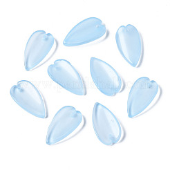 Transparent Spray Painted Glass Pendants&nbsp;GGLA-S054-013E-03