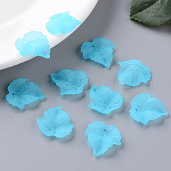 Autumn Theme Transparent Frosted Acrylic Pendants&nbsp;PAF002Y-27