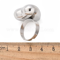 304 Stainless Steel Adjustable Rings&nbsp;RJEW-M067-01P