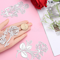 3Pcs 3 Styles Carbon Steel Cutting Dies Stencils for DIY Template&nbsp;DIY-GF0007-91