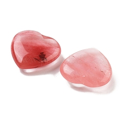 Heart Watermelon Stone Glass Palm Stones&nbsp;G-C134-06A-03