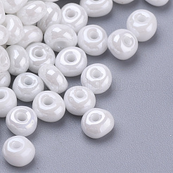 Baking Paint 6/0 Glass Seed Beads&nbsp;SEED-Q025-4mm-M01