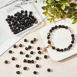 2 Strands Natural Golden Sheen Obsidian Beads Strands&nbsp;G-OC0002-67