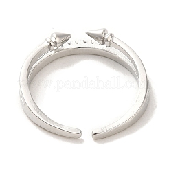 Brass Micro Pave Cubic Zirconia Rings for Women&nbsp;RJEW-E295-41P