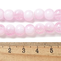 Crackle Glass Beads Strands&nbsp;GLAA-U001-8mm-03