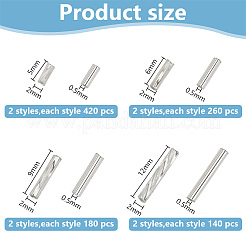2000Pcs 8 Styles Glass Bugle Beads&nbsp;SEED-AR0001-26B