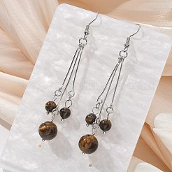Natural Gemstone Dangle Earrings Sets&nbsp;EJEW-JE02813