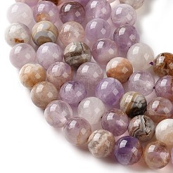 Natural Amethyst Lace Agate Beads Strands&nbsp;GG-CBABD99-04-10mm