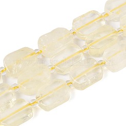 Natural Lemon Quartz(Heated) Beads Strands&nbsp;G-C098-A27-01