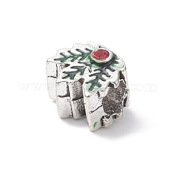 Alloy Rhinestone European Beads&nbsp;MPDL-Q213-21AS