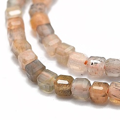 Natural Multi-Moonstone Beads Strands&nbsp;G-E576-70