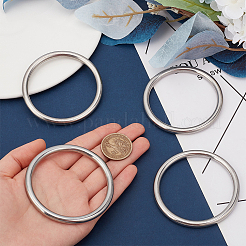 4Pcs 304 Stainless Steel Linking Rings&nbsp;FIND-SC0010-45