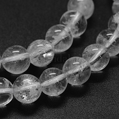 Natural Quartz Crystal Beads Strands&nbsp;G-F570-01-10mm