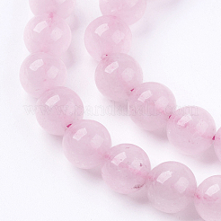 Natural White Jade Bead Strands&nbsp;G-R165-8mm-22