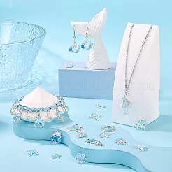 30Pcs Alloy Rhinestone & Enamel Pendants&nbsp;PALLOY-TA0002-54