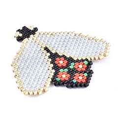 Handmade Seed Beads Pendants&nbsp;SEED-I012-27