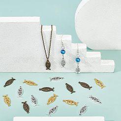 120Pcs 3 Color Alloy Pendants&nbsp;PALLOY-CA0002-34