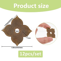 12Pcs Brass Flat Washers&nbsp;FIND-FH0012-07AB
