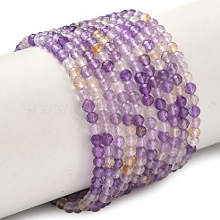 Natural Ametrine Beads Strands&nbsp;G-K407-A01-3mm