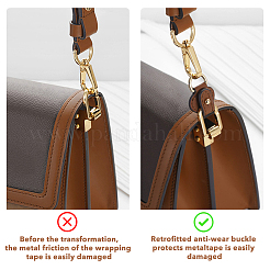 Detachable Leather Bag D Ring Connector&nbsp;PURS-WH0005-36LG