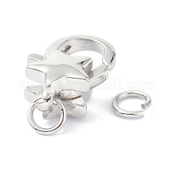 Eco-Friendly Brass Lobster Claw Clasps&nbsp;KK-C221-06P