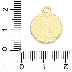 Rack Plating Alloy Enamel Pendants&nbsp;PALLOY-R450-05G