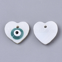 Natural Freshwater Shell Charms&nbsp;SHEL-N026-36A