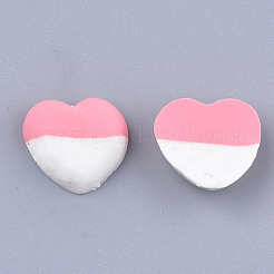 Two Tone Handmade Polymer Clay Cabochons&nbsp;CLAY-T017-08