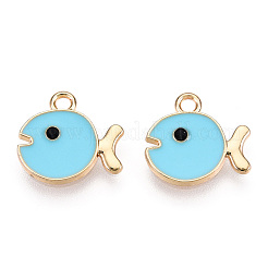 Light Gold Plated Alloy Pendants&nbsp;ENAM-T009-19A