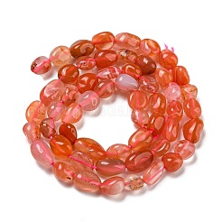 Natural Red Agate Beads Strands&nbsp;G-P497-01A-11
