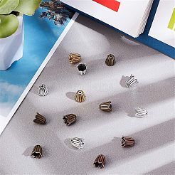 240Pcs c Multi-Petal Tibetan Style Alloy Bead Caps&nbsp;FIND-NB0002-03