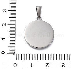 304 Stainless Steel Pendants&nbsp;STAS-U043-08P
