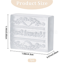 Resin Stamps&nbsp;STAM-WH0001-01B