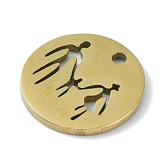 304 Stainless Steel Charms&nbsp;STAS-C097-34G
