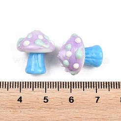 Handmade Lampwork Enamel Beads&nbsp;LAMP-B055-02J
