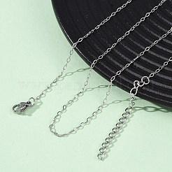 1.5MM 304 Stainless Steel Cable Chain Necklaces&nbsp;NJEW-T016-29P