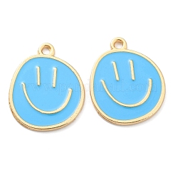 Alloy Enamel Pendants&nbsp;X-ENAM-D051-18G-03