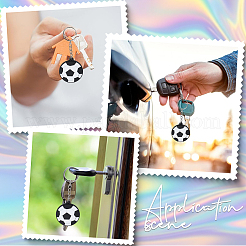 20Pcs Sports Series Silicone Keychains&nbsp;KEYC-SC0002-01A