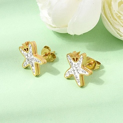 304 Stainless Steel Stud Earrings&nbsp;SA-CBA558C-27G
