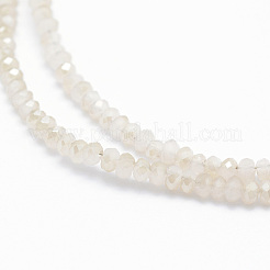 Electroplate Glass Beads Strands&nbsp;EGLA-J144-HR-C05