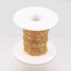 Ion Plating(IP) Handmade 304 Stainless Steel Rolo Chains&nbsp;STAS-P200-31G