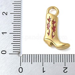 304 Stainless Steel Enamel Pendants&nbsp;STAS-L277-06G-01