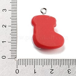 Christmas Theme Opaque Resin Pendants&nbsp;RESI-F054-B13