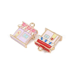 Alloy Enamel Pendants&nbsp;ENAM-A012-14G