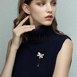 20Pcs Alloy & Stainless Steel & Brass Brooch Pins&nbsp;AJEW-BM0001-46