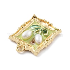 Alloy Enamel Pendants&nbsp;FIND-G089-02G-05