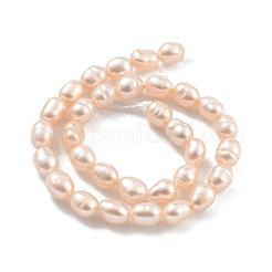 Natural Cultured Freshwater Pearl Beads Strands&nbsp;PEAR-P062-05A