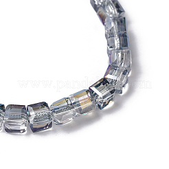 Electroplate Glass Braided Beaded Bracelets&nbsp;BJEW-JB04236-02