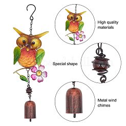 1Pc Spray Painted Iron Wind Chimes&nbsp;HJEW-GF0001-32