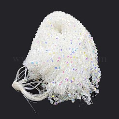 Imitate Austrian Crystal Electroplate Bicone Glass Bead Strands&nbsp;GLAA-F029-6x6mm-A01